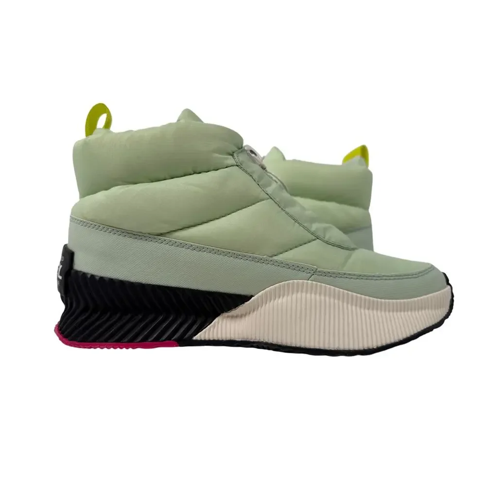 Sorel x‎ Prana Out N About III Winter Bootie Womens 8 Puffy Zip Waterproof Green